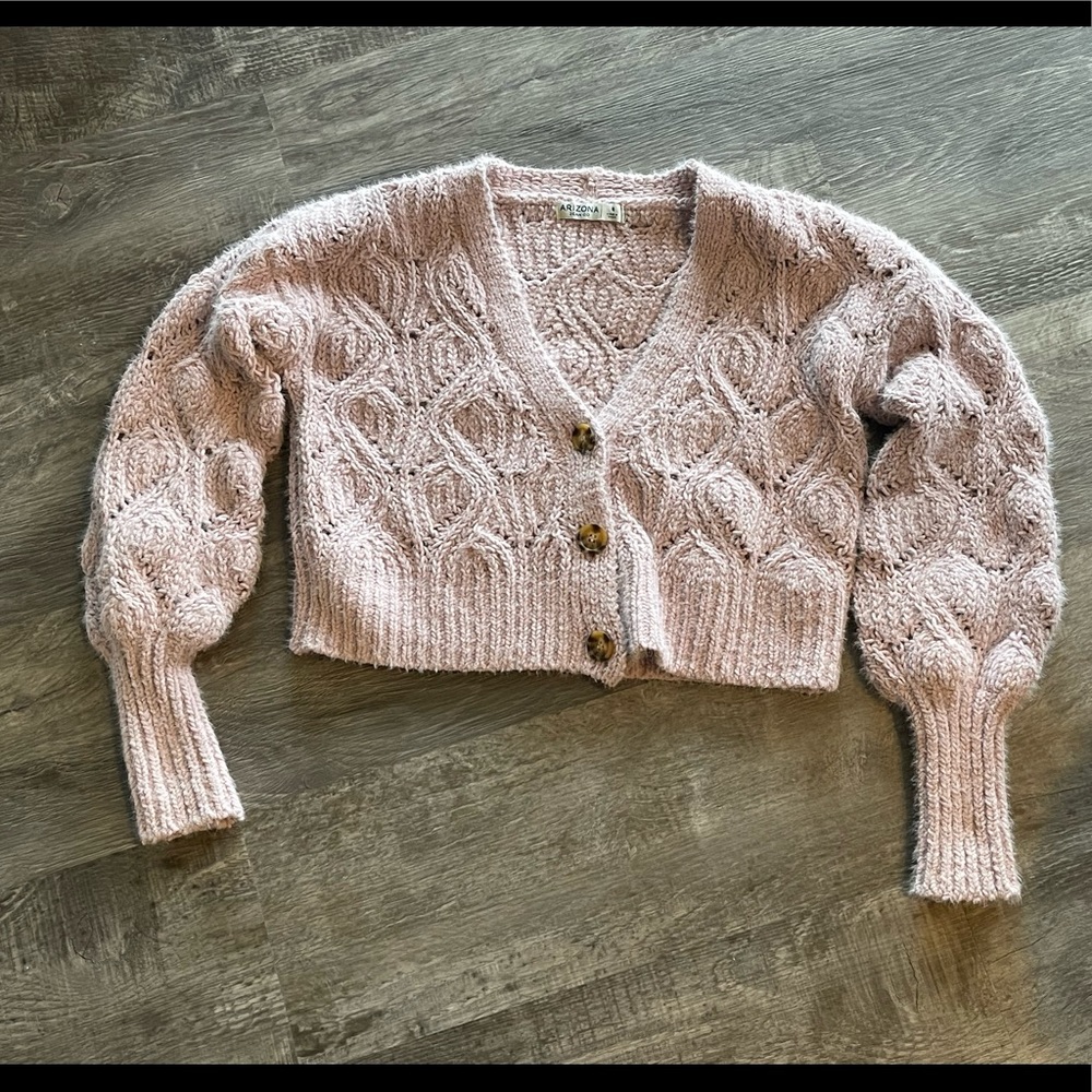 EUC Arizona Cropped Button Up Cardigan - Small